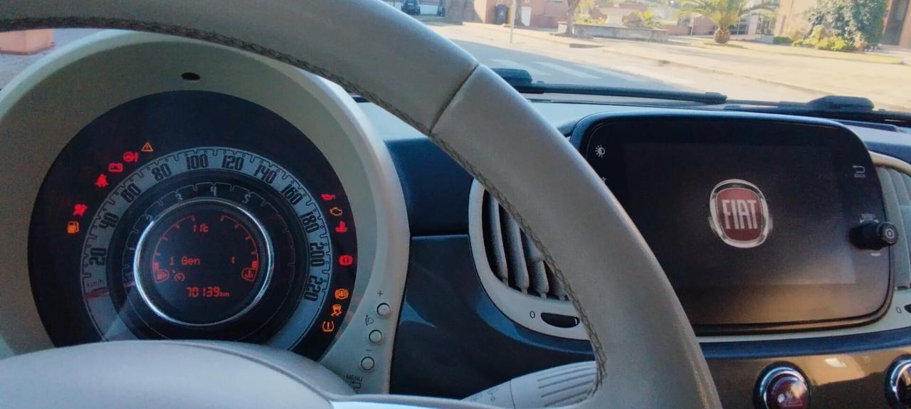 Fiat 500 1.2 01/20 Grigio Metallizzato