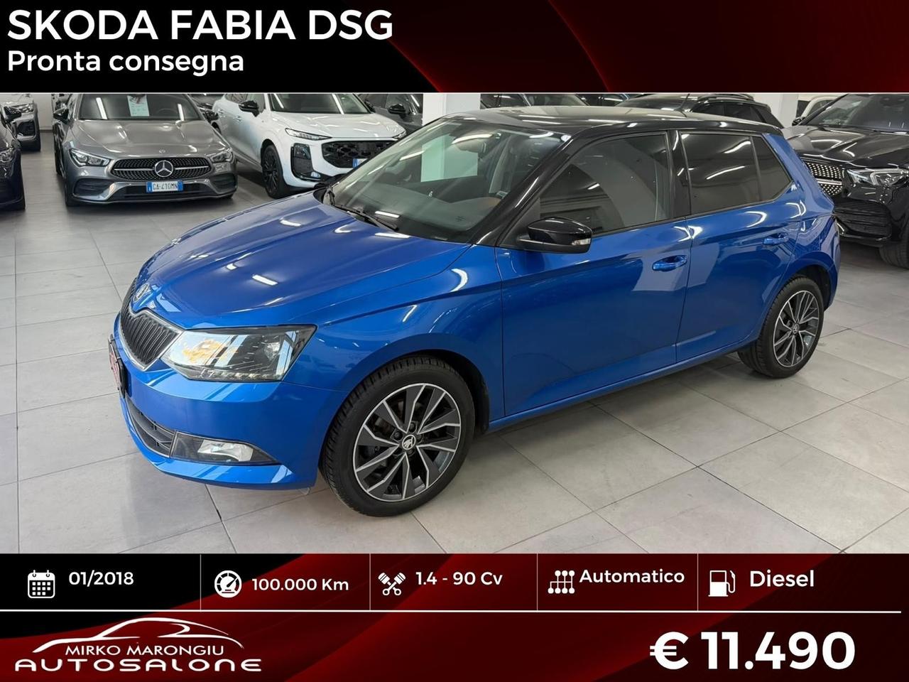 Skoda Fabia 1.4 TDI 90 CV DSG Executive FINANZIABILE