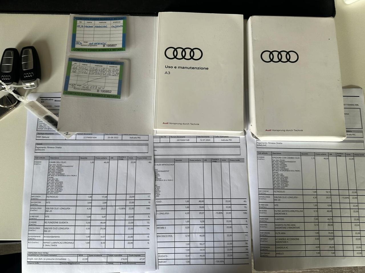 Audi A3 SPB 30 g-tron S tronic line edition