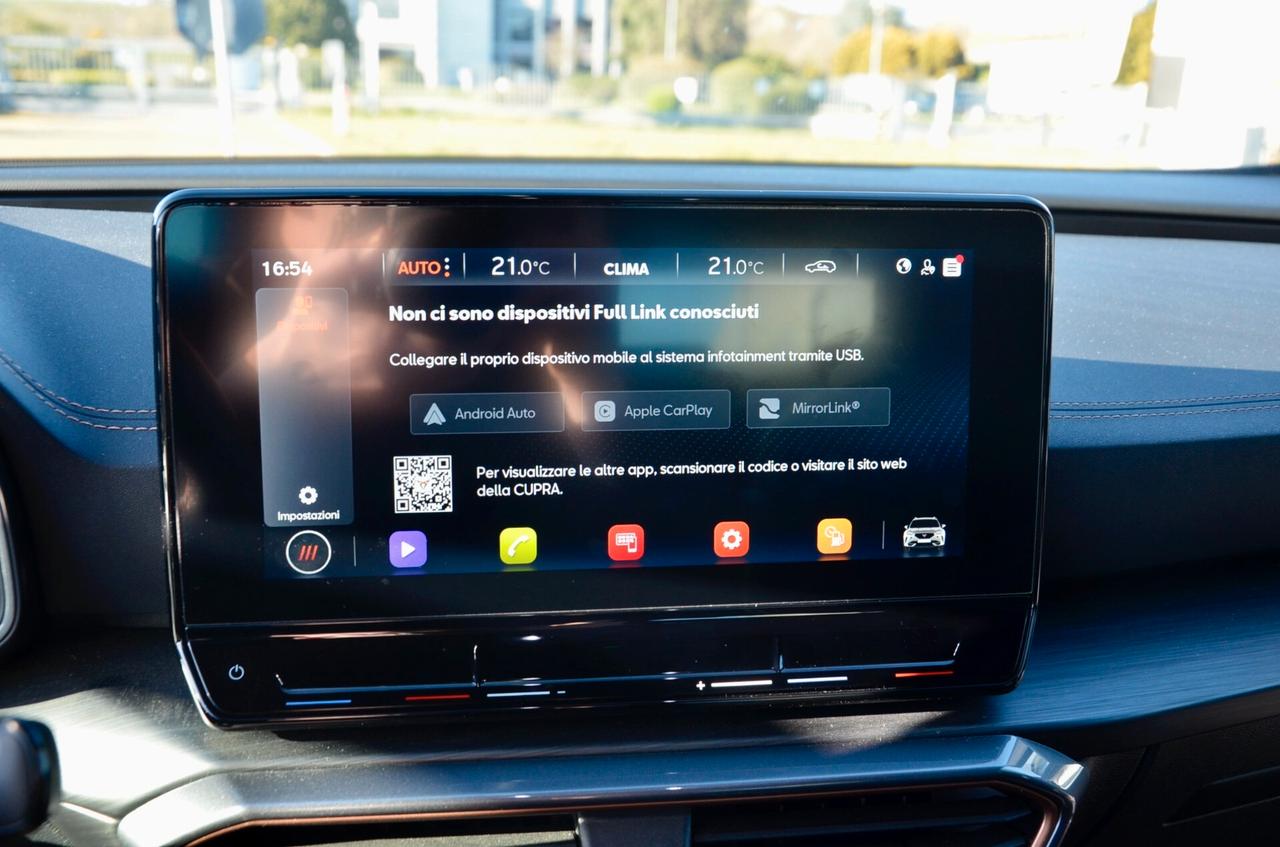 CUPRA FORMENTOR 2.0 TDI 4DRIVE 150cv DSG, UFF ITALIANA, FULL LED, APPLE ANDROID, PERMUTE