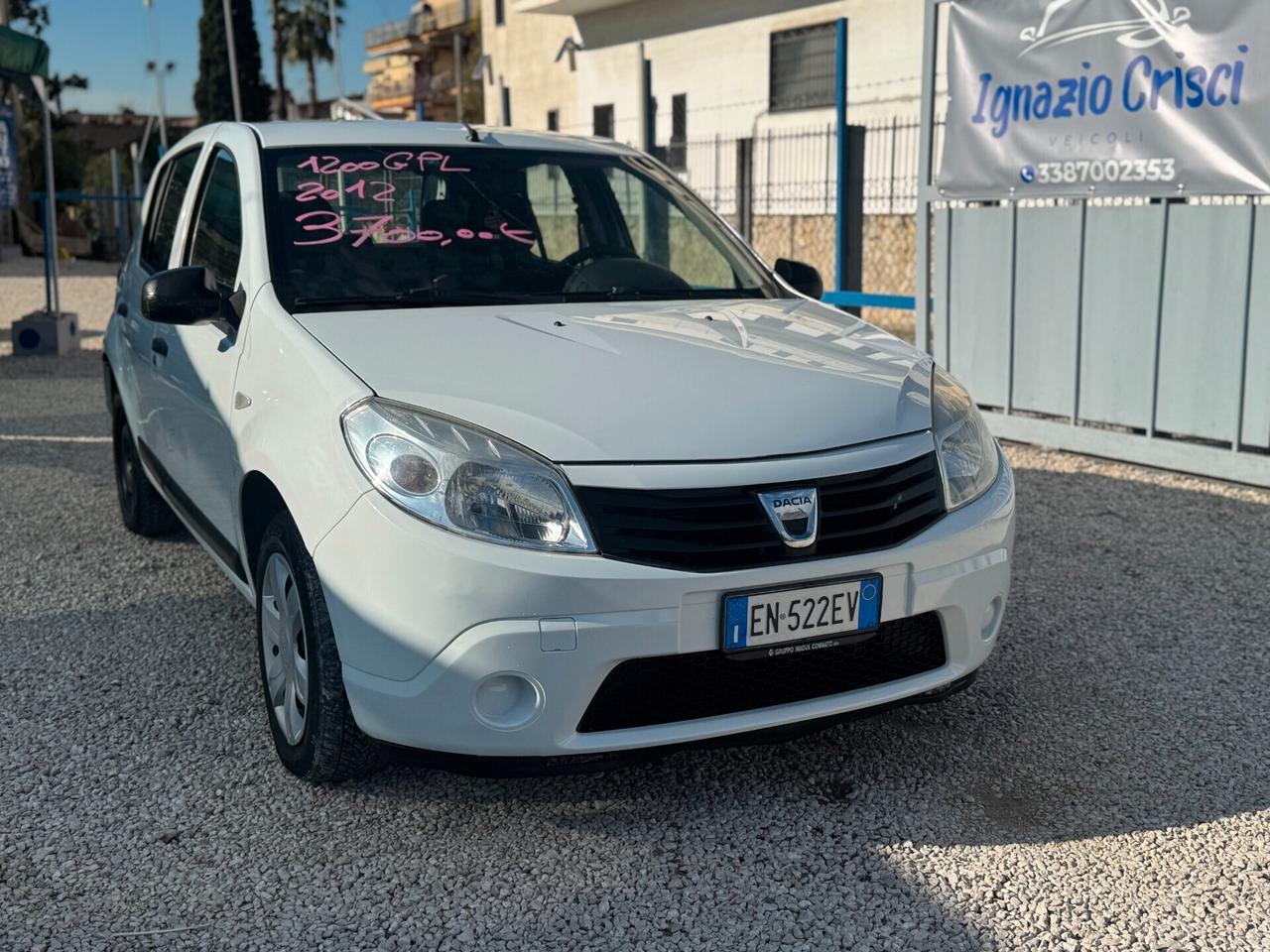 Dacia Sandero 1.2 16V GPL di serie 1 prop. nord italia 2012