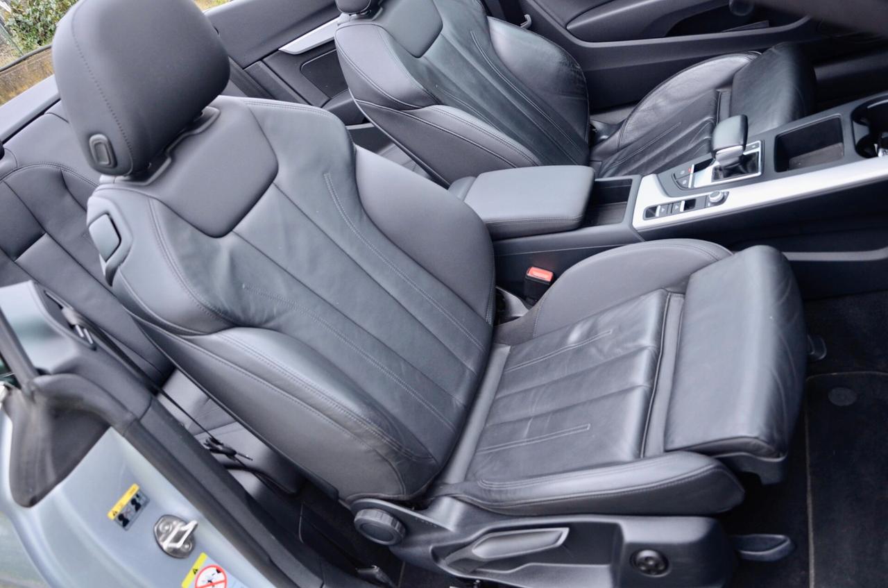 AUDI A5 CABRIO 40 2.0 TDI BUSINESS ADVANCED 190cv S-TRONIC, GARANZIA AUDI, SERVICE AUDI, UFF ITALIANA, RETROCAMERA, FULL LED, PERMUTE