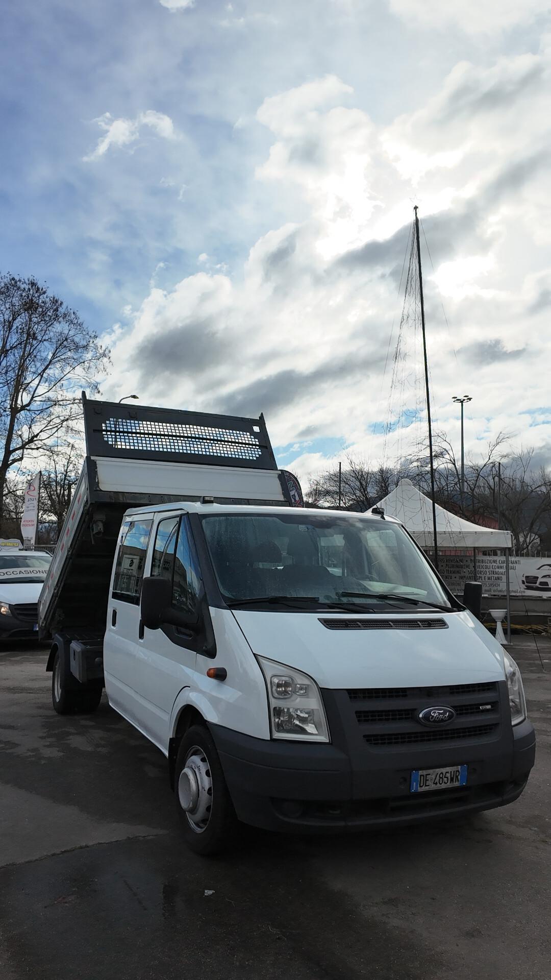 Ford Transit/Tourneo/Bus TRANSIT DOPPIA CABINA 7 POSTI CASSONE RIBALTABILE TRILATERALE