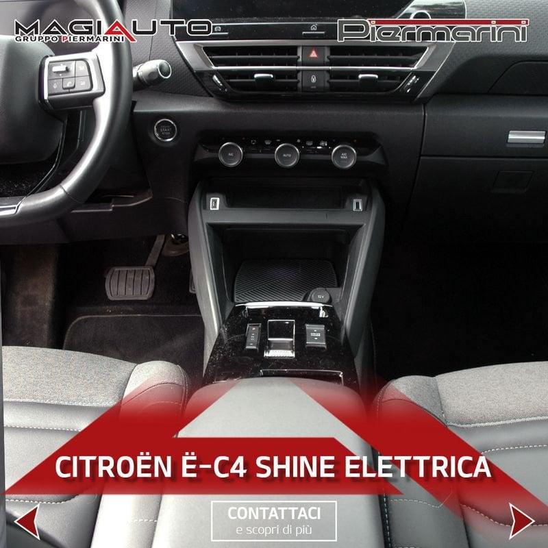 Citroën e-C4 motore elettrico 136 CV Shine