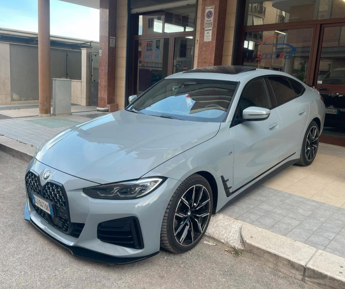 Bmw 420d GC xdrive 48V Msport TETTO NAVY PELLE 19' LED 360