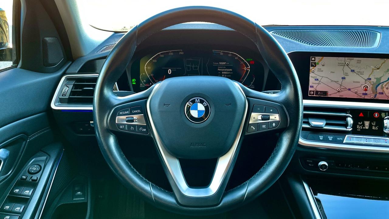 BMW 320D 48V XDRIVE 2.0 TOURING BUSINESS ADVANTAGE 190CV - PELLE, PACCHETTO LUCI, FULL LED