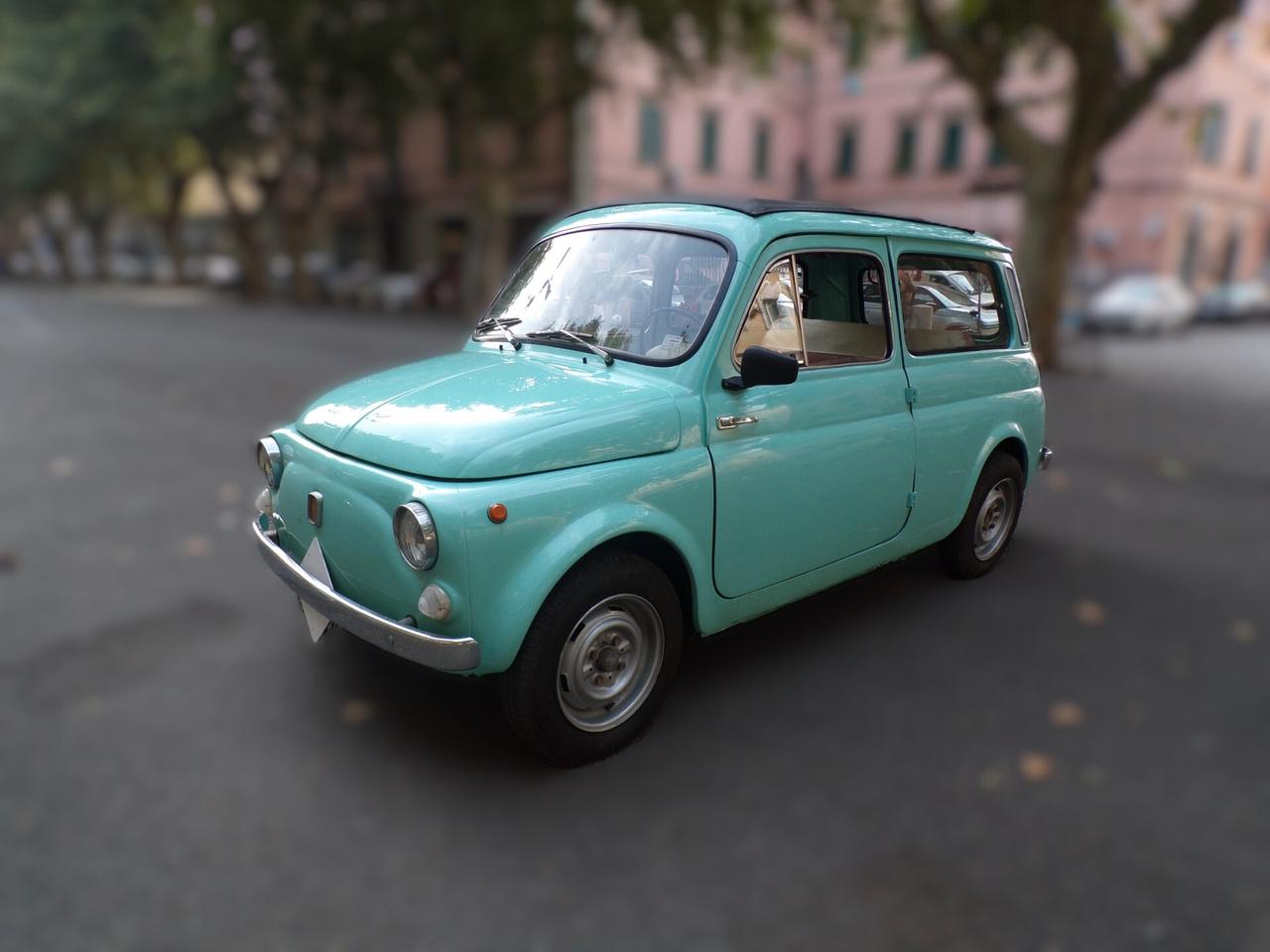 FIAT Autobianchi 500F - GIARDINIERA - ESEMPLARE UNICO - ISCRITTA ASI - LIBRETTO ORIGINALE