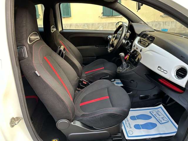 Coprivolante Fiat nuova 500 vera pelle nera - integrale Cuciture  Personalizza Pelle Personalizza