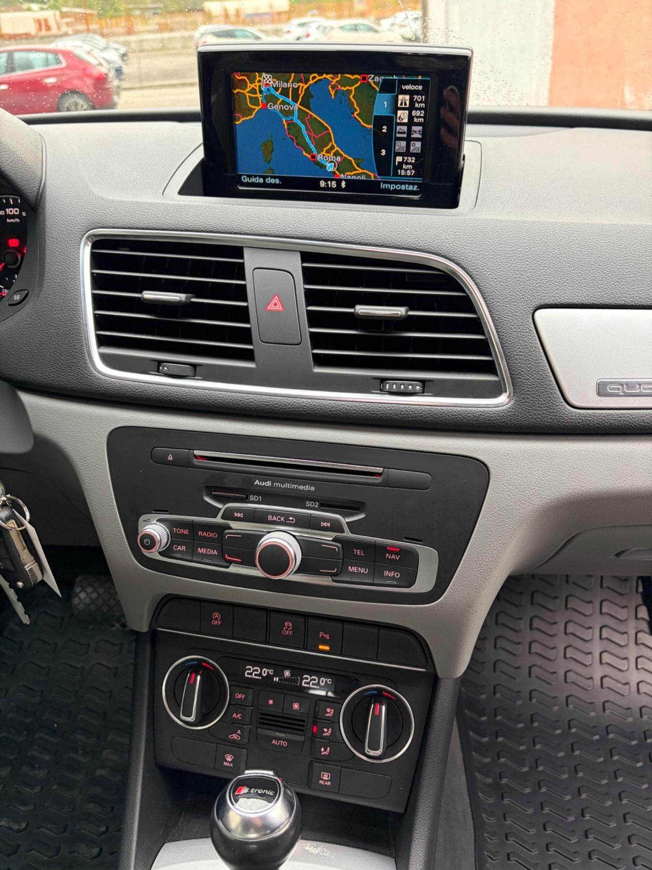 AUDI Q3 2.0 TDI QUATTRO S TRONIC SPORT "UNICA"