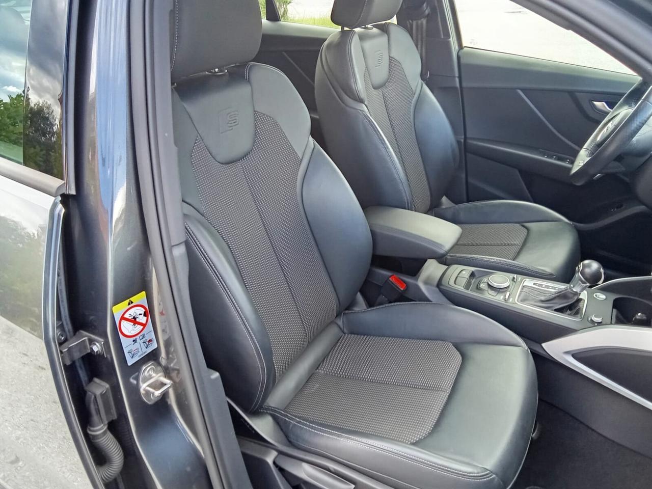 Audi Q2 Q2/SLINE/TETTO PAN/CERCHI 18/C.AUT/NAVI/PDC/CERCHI 18/PORT ELETTRICO/TAG.CERT/PORT ELETTRICO/KEY LESS GO!