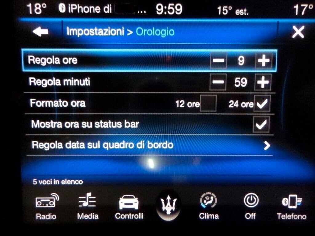 MASERATI GHIBLI 3.0V6 DS GRANSPORT AUTO - Pelle-Tetto-Camera-Cerchi 20