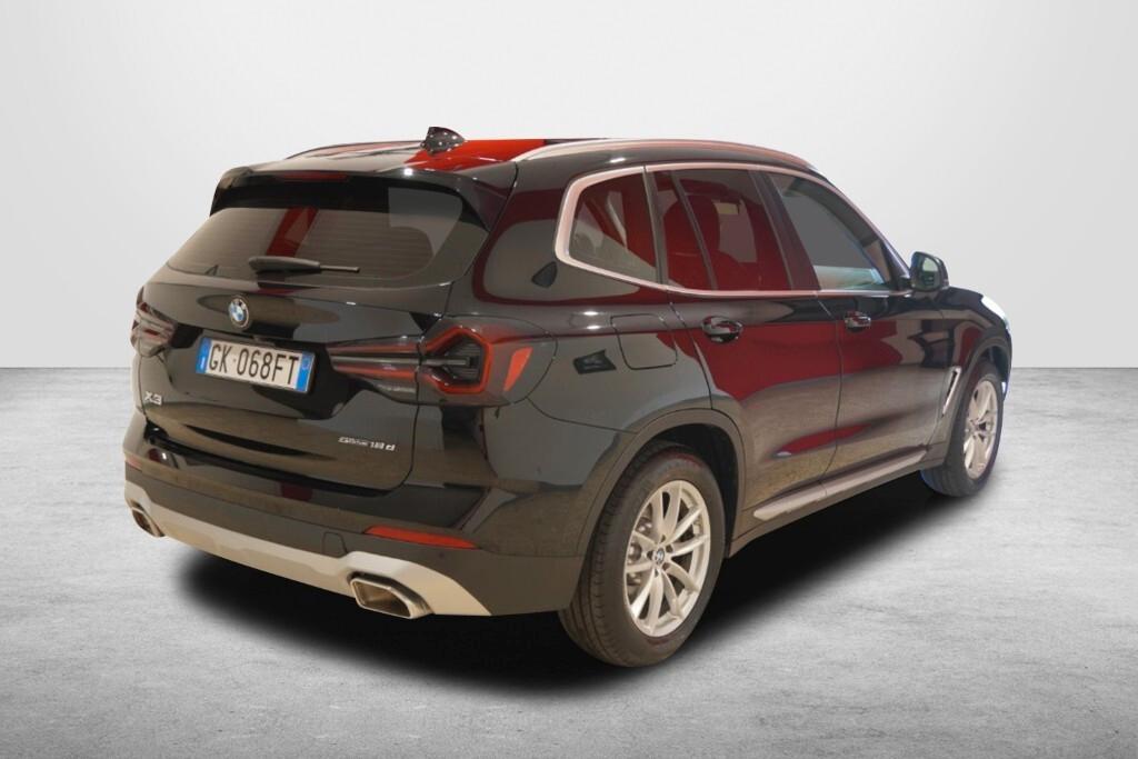BMW X3 18D 150CV STEPTRONIC 48V S-DRIVE BUSINESS ADVANTAGE ( FARI LED - PELLE - CLIMA TRIZONA - CRUISE - NAVI - MIRROR - PARK ASSISTANT - TELECAMERA POST. - CERCHI 18 )