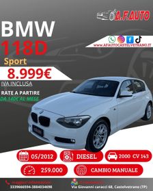 Bmw 118d 5p. Sport