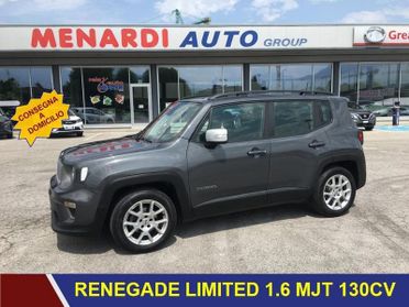Jeep Renegade 1.6 Mjt 130cv Limited 2022 * GARANZIA EUROPEA 12+