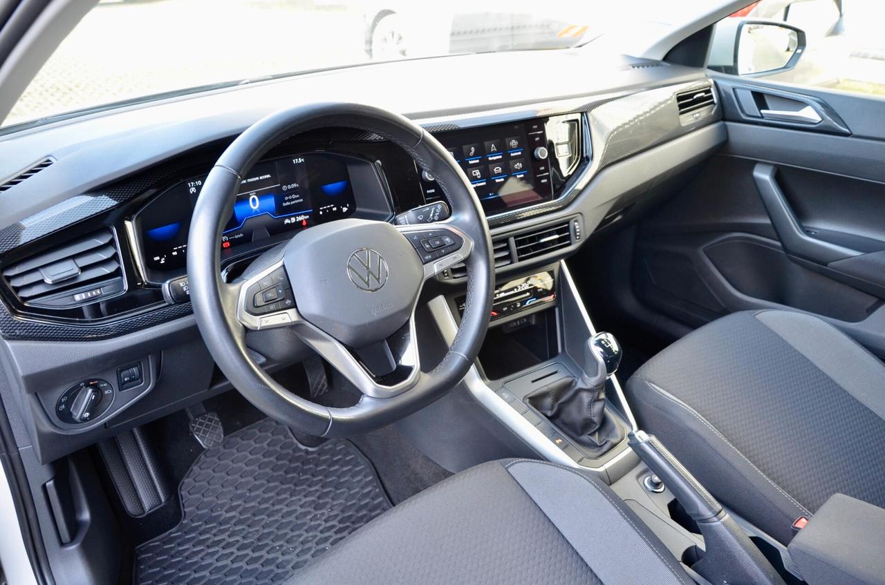 VOLKSWAGEN POLO 1.0 TSI LIFE 95cv, PREZZO REALE, UNICO UTILIZZATORE, UFF ITALIANA, FARI LED, APPLE ANDROID, EURO 6D, PERMUTE