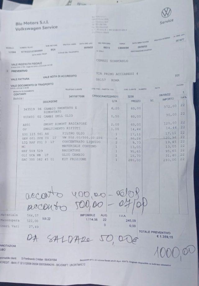 VOLKSWAGEN Golf 1.4 16V cat 3 porte