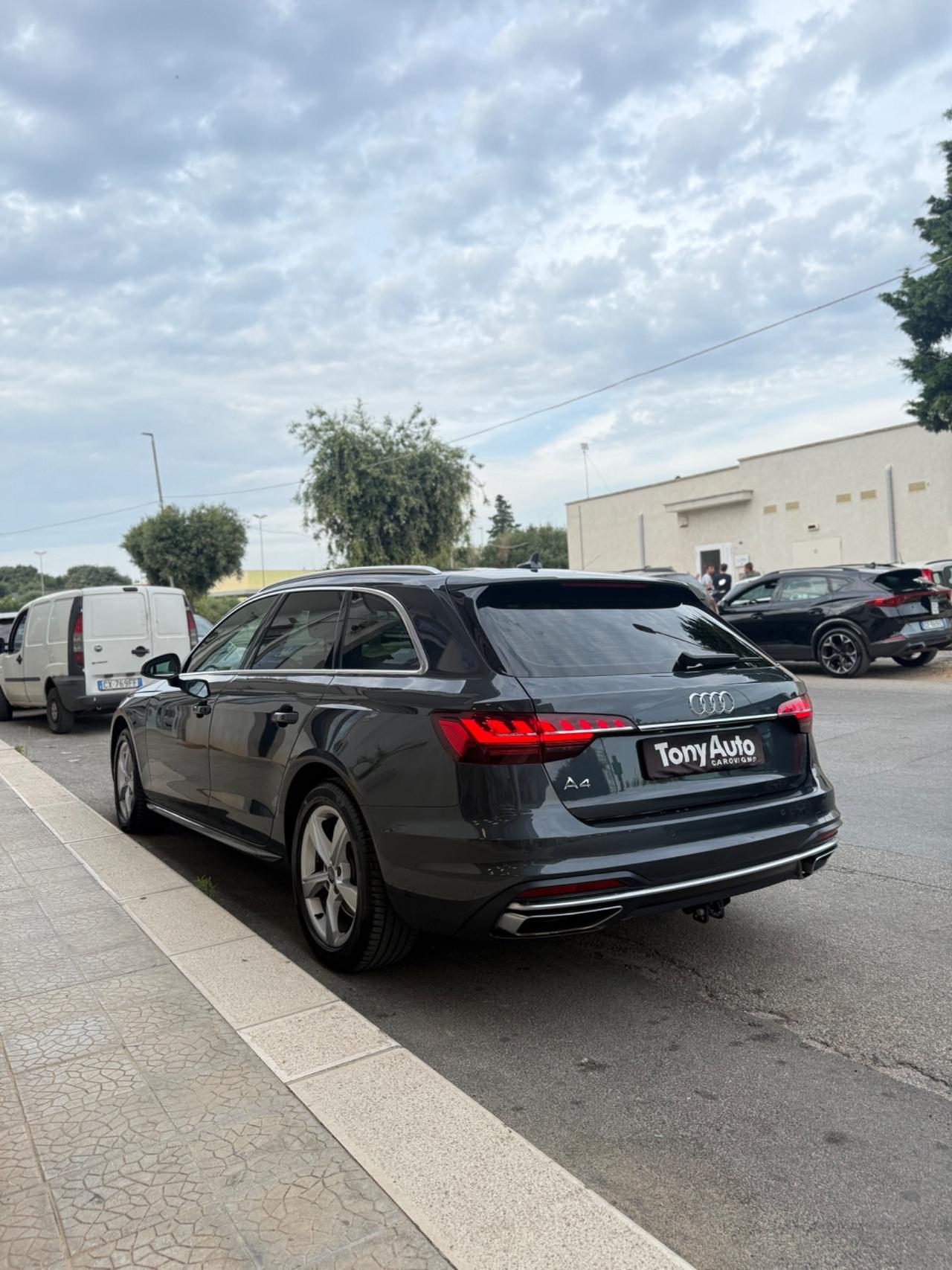Audi A4 Avant 35 2.0 tdi mhev (DIESEL/ELETTRICA) s-tronic VIRTUALCOCKPIT,NAVIGATORE,FARO MATRIX