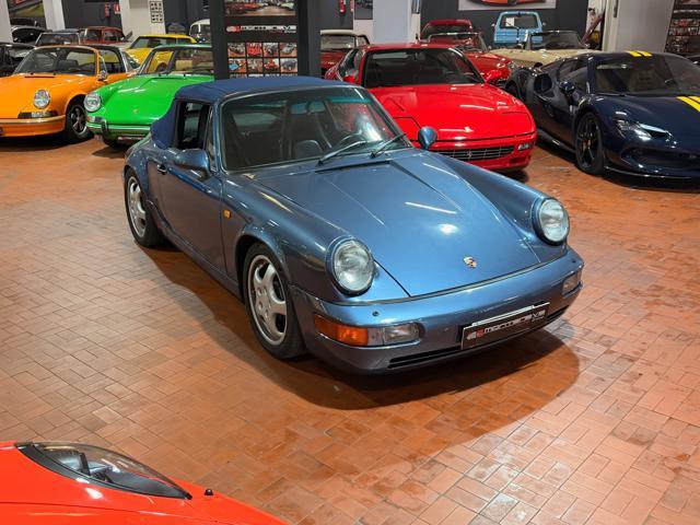 PORSCHE 964 Cabrio-Baltic Blu-Pelle Blu-Capote Blu