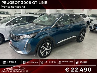 Peugeot 3008 130 S&S EAT8 GT LINE FINANZIABILE