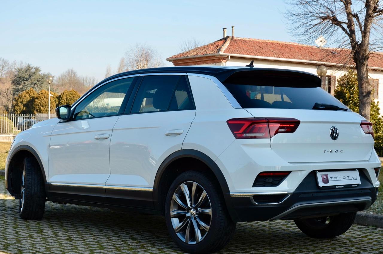 VOLKSWAGEN T-ROC 1.6 TDI ADVANCED 116cv, OK NEOPATENTATI, UFF ITALIANA, EURO 6D, NAVI, APPLE ANDROID, FARI LED, PERMUTE