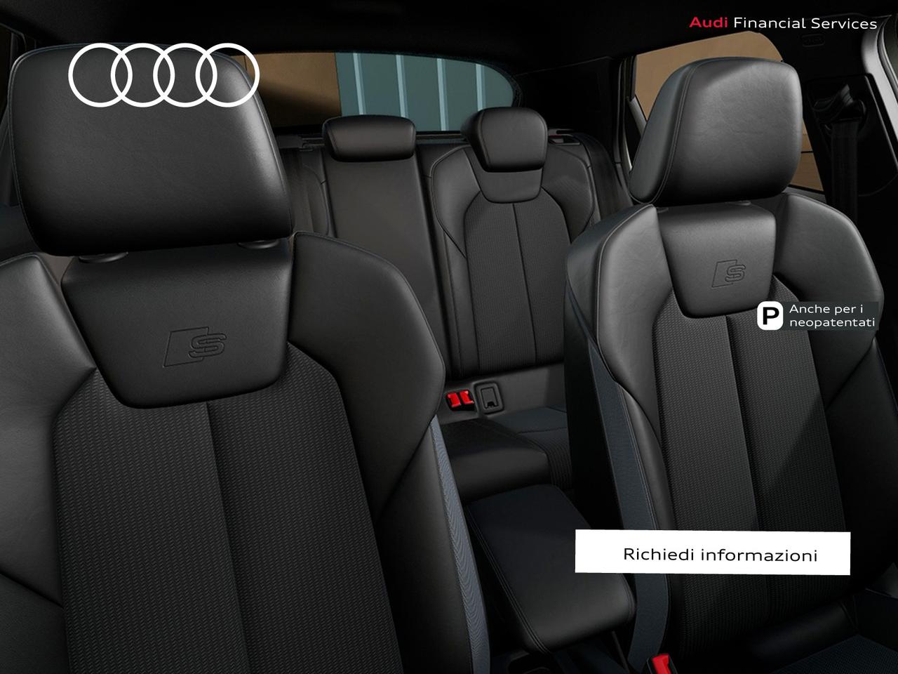 Audi A1 sportback 30 1.0 tfsi identity black 116cv s-tronic