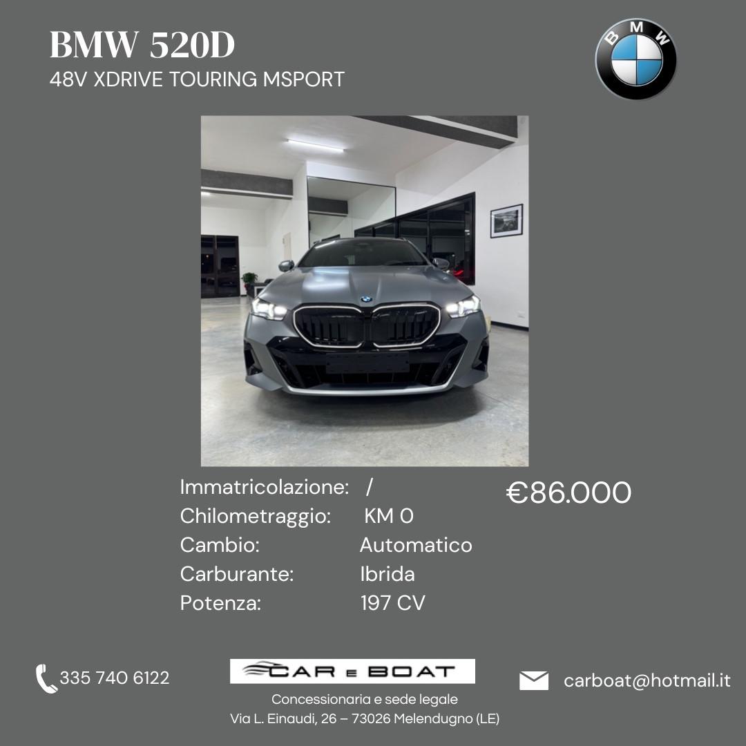 Bmw 520 520d 48V xDrive Touring Msport