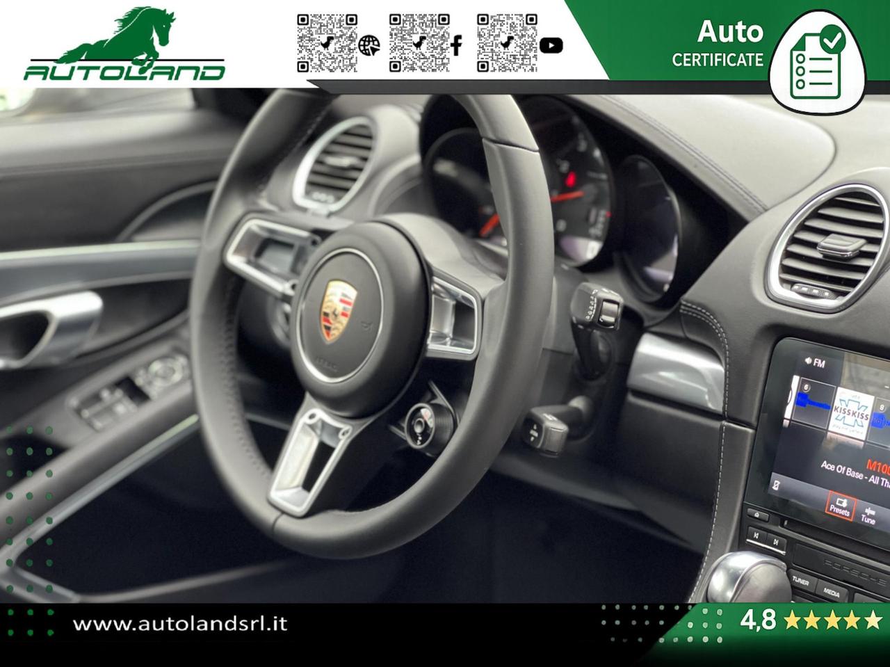 Porsche 718 Cayman 2.0 300cv pdk UNIPRO UFFICIALE