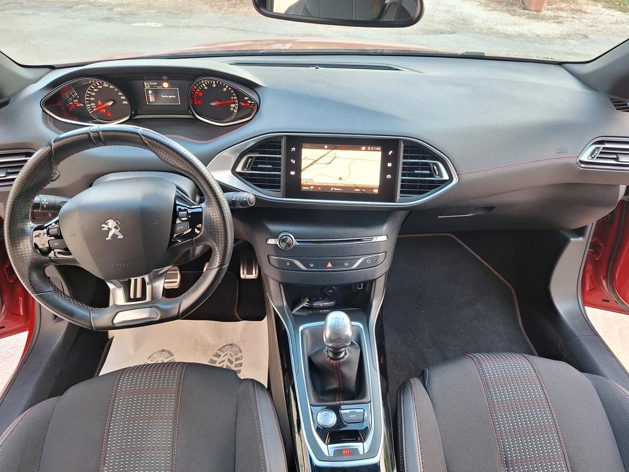 Peugeot 308 1.5 hdi "BERLINA" GT LINE NAVI 2018