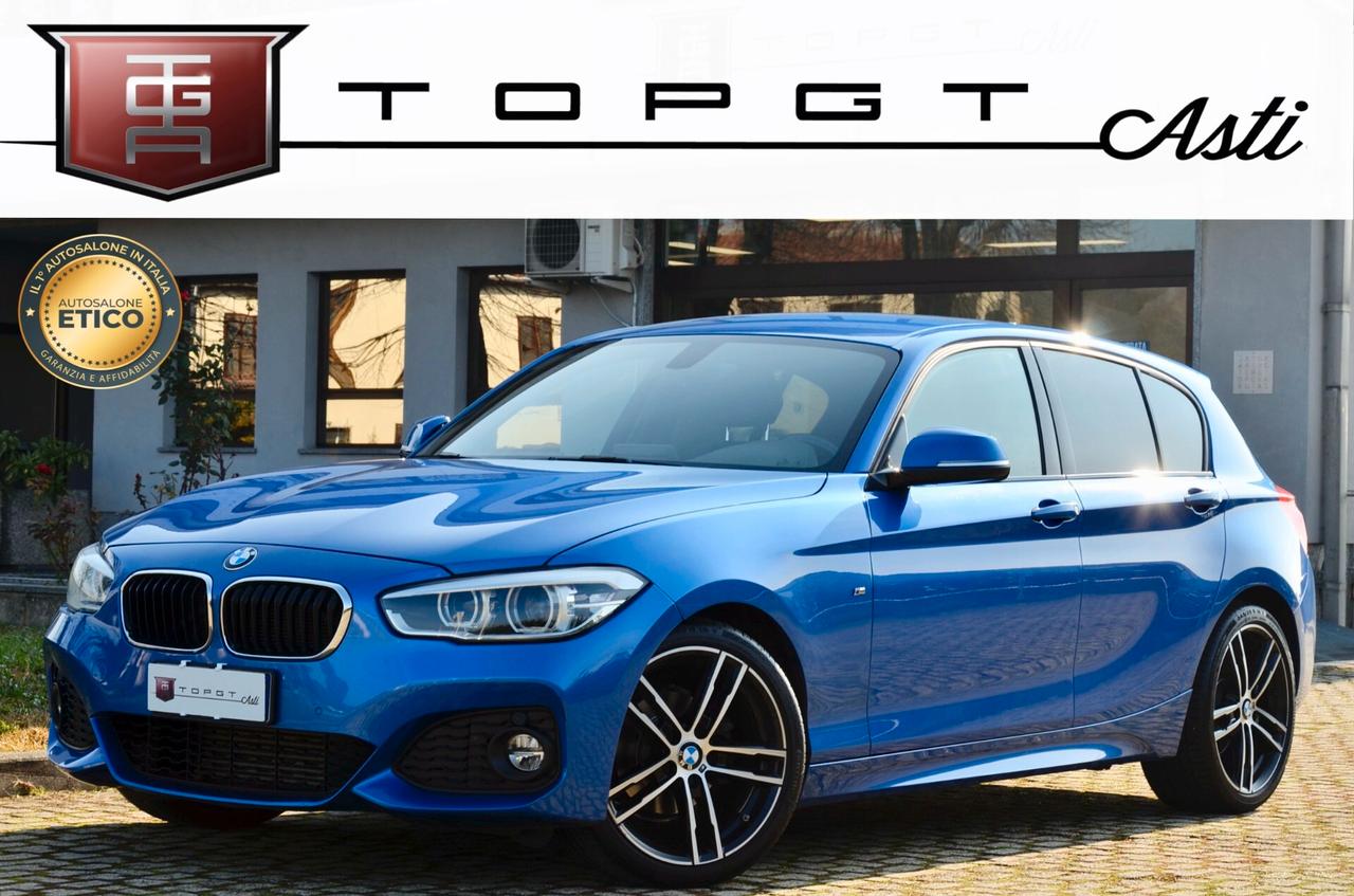BMW 118d MSPORT 5p 150cv AUTO, SERVICE UFF BMW, UFF ITALIANA, EURO 6D, FARI FULL LED, NAVI, PERMUTE