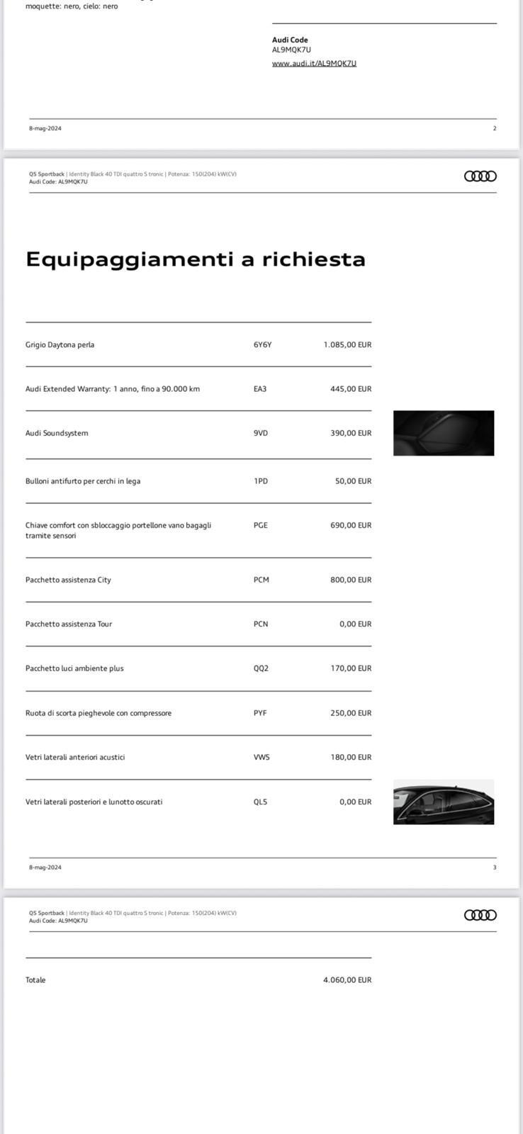 Audi Q5 SPB 40 TDI quattro S tronic Identity Black