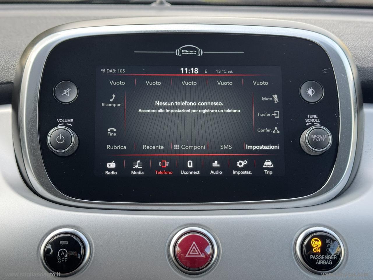 FIAT 500X 1.3 M.Jet 95 CV Connect PREZZO REALE