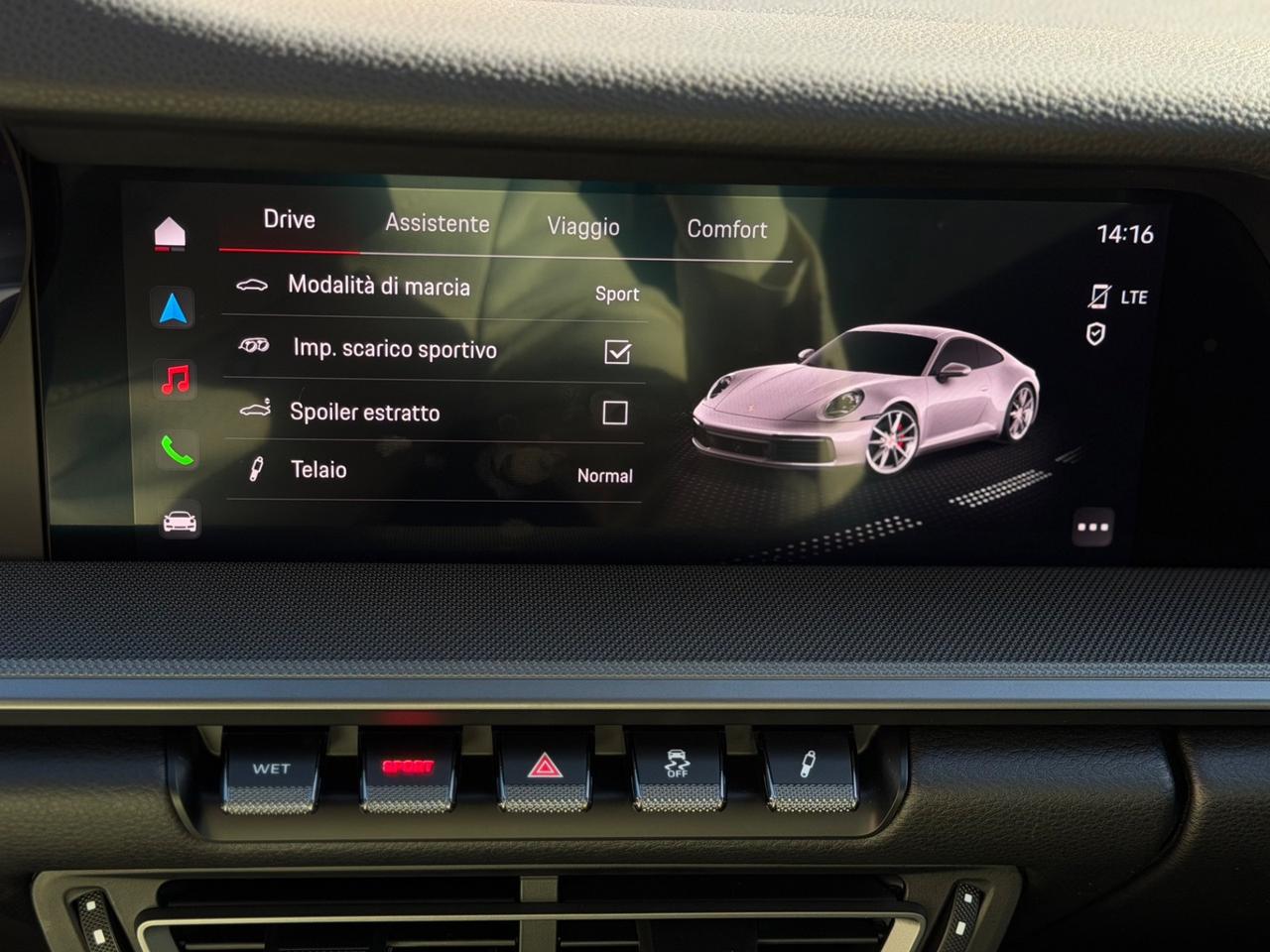 Porsche 911 Carrera 992 3.0 385 CV PDK TETTO SCARICHI LED