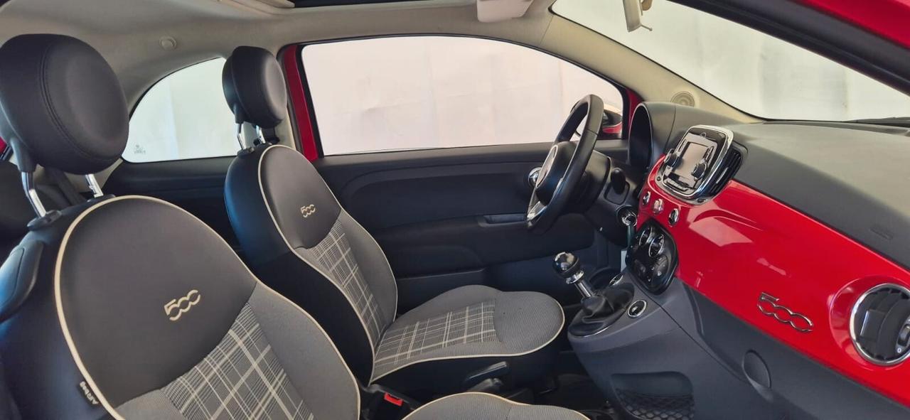 FIAT 500 BENZINA 1.2 69CV LOUNGE 05/2016