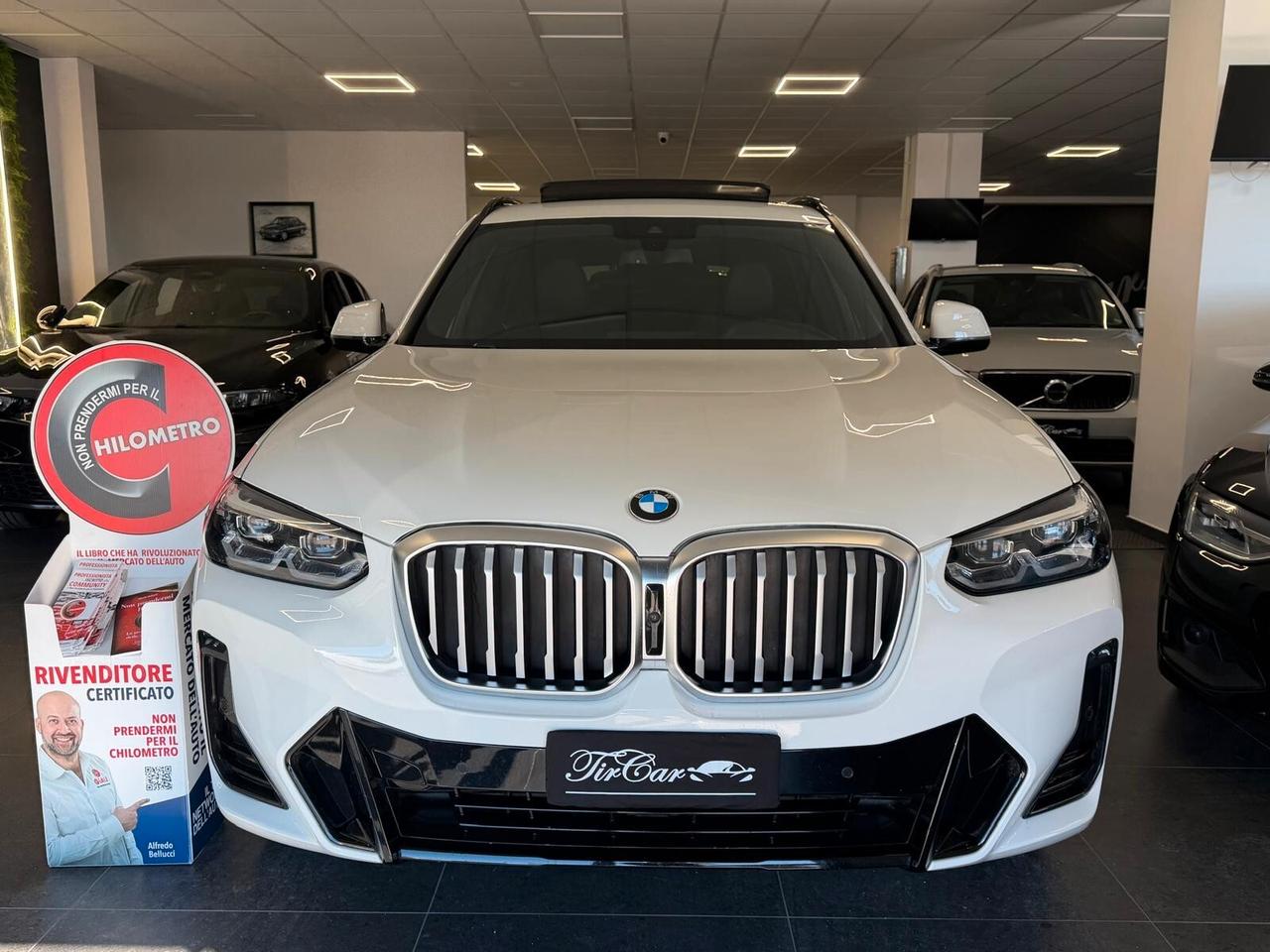 BMW X3 20D M-SPORT X-DRIVE MHEV 48V 190CV TETTO PELLE NAVI ANNO 2022