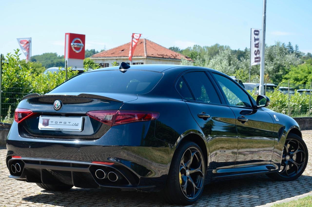 ALFA ROMEO GIULIA 2.9 T V6 QUADRIFOGLIO 510cv AUTO, SERVICE FCA, EURO 6B, HI-FI HARMAN/KARDON, NAVI, RETROCAMERA, XENO, PERMUTE