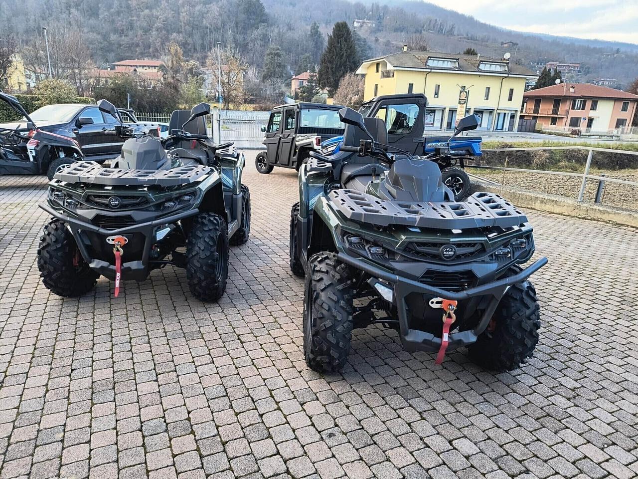 QUAD AGRICOLO AODES ODES 650 TARGA GIALLA