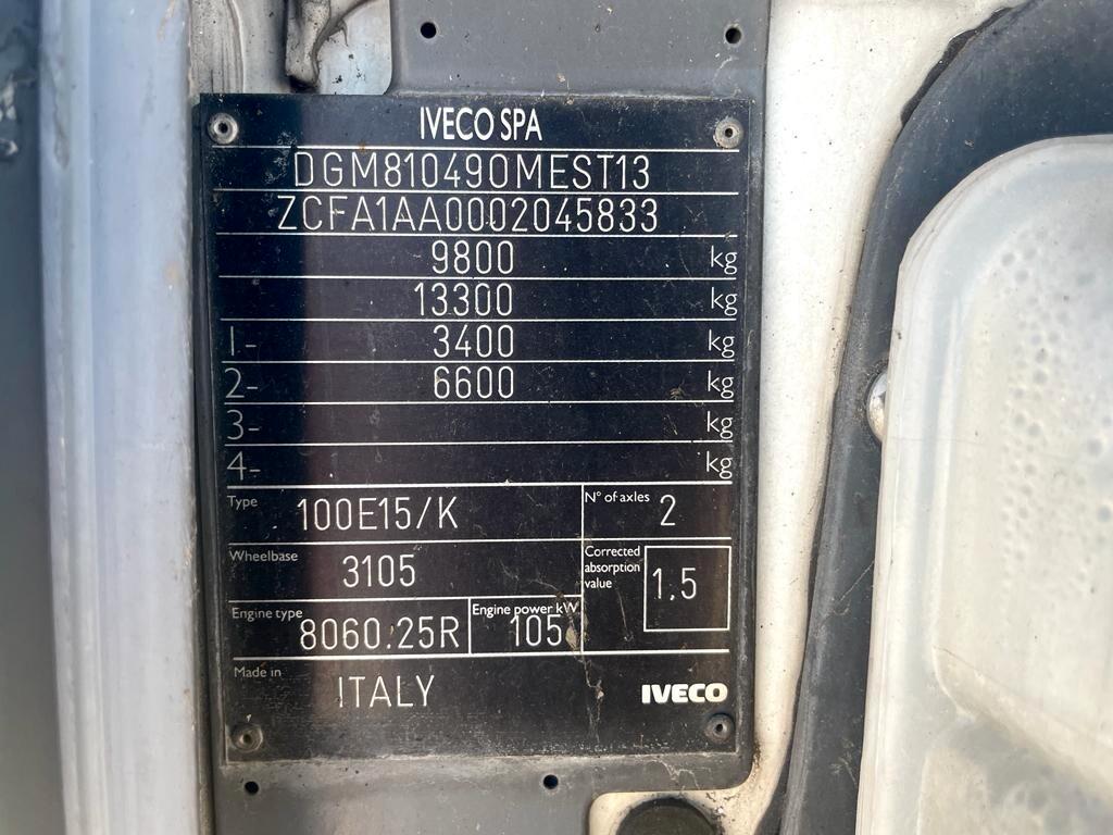 IVECO 100E15 EUROCARGO COMPATTATORE OMB EURO G.SMALL