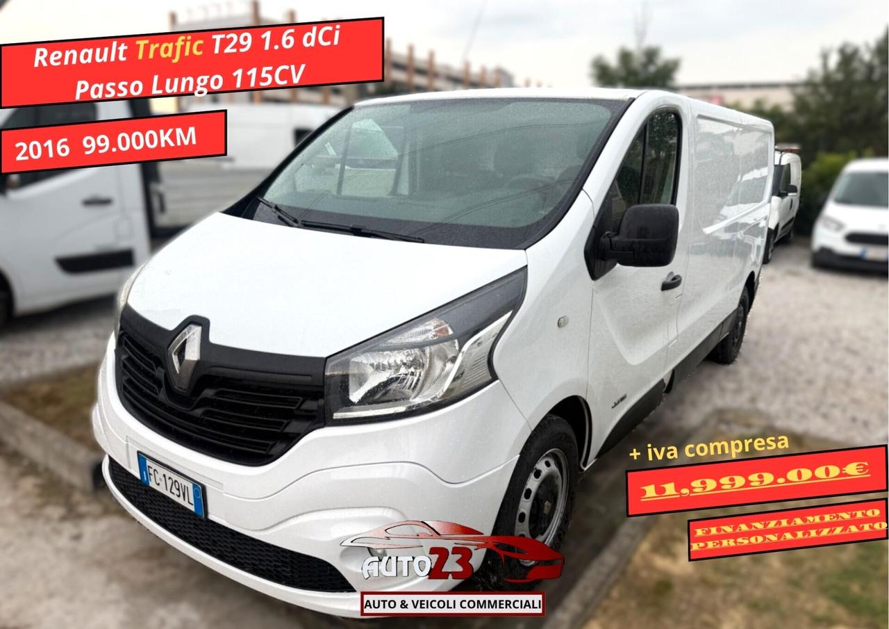 Renault Trafic T29 1.6 dCi Passo Lungo 115CV Iva Compresa