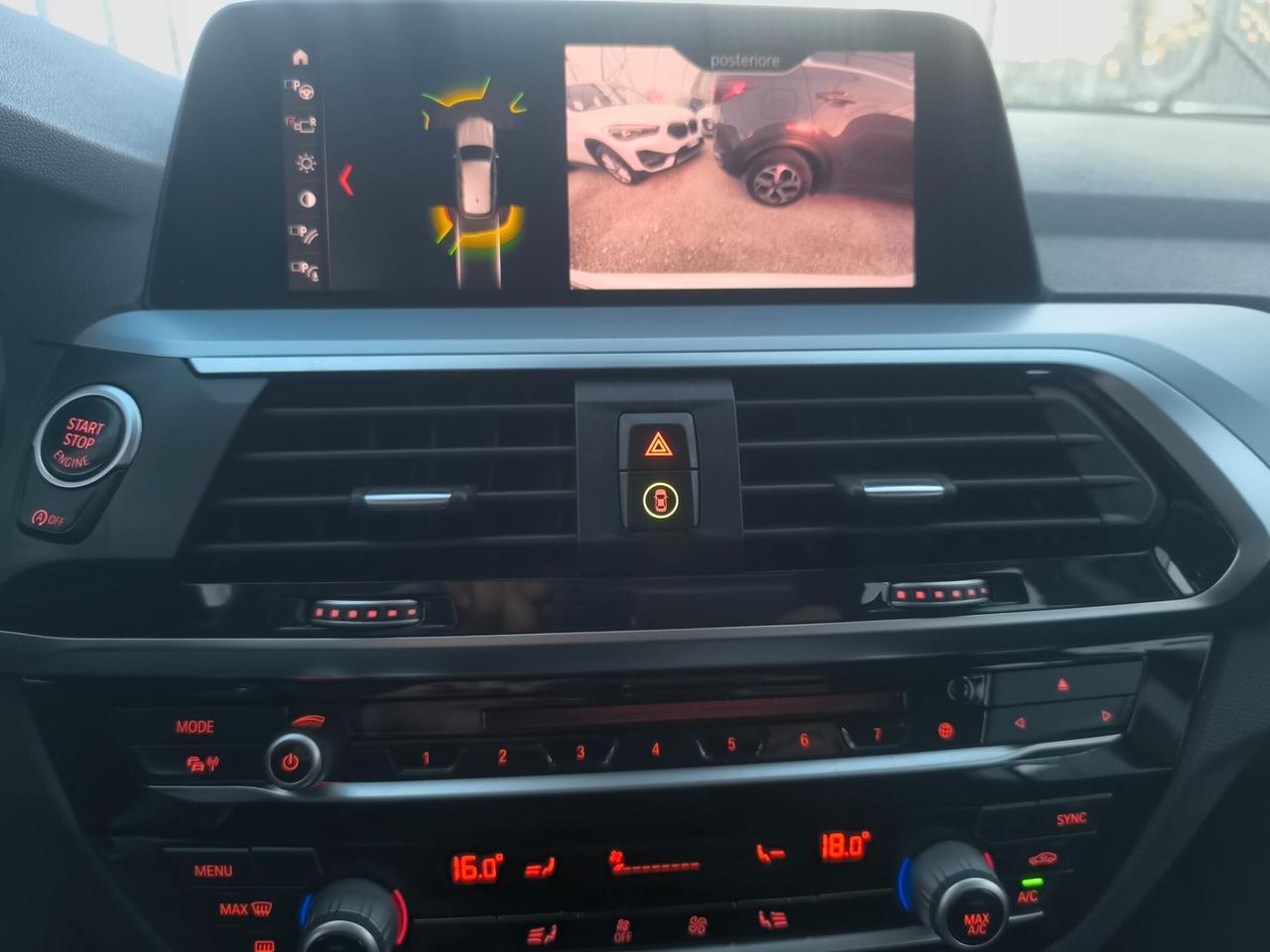 BMW X3 XDRIVE 2.0 DIESEL 190cv 07/20 KM 99.000 TAGLIANDI BMW LED/NAV/SENS.ANT POST/