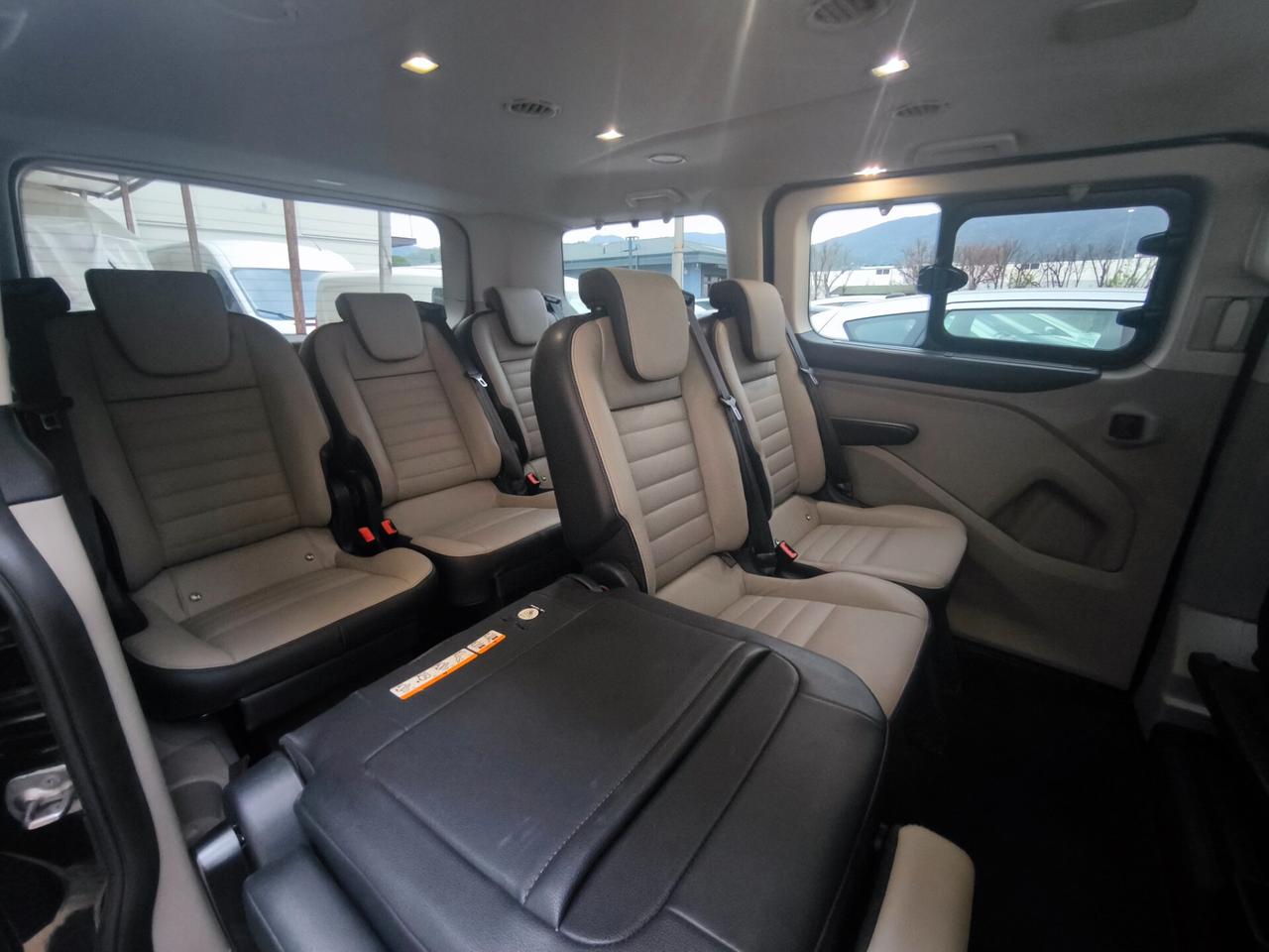 FORD TOURNEO CUSTOM TDCI-TITANIUM-9 POSTI-2021-GANCIO TRAINO