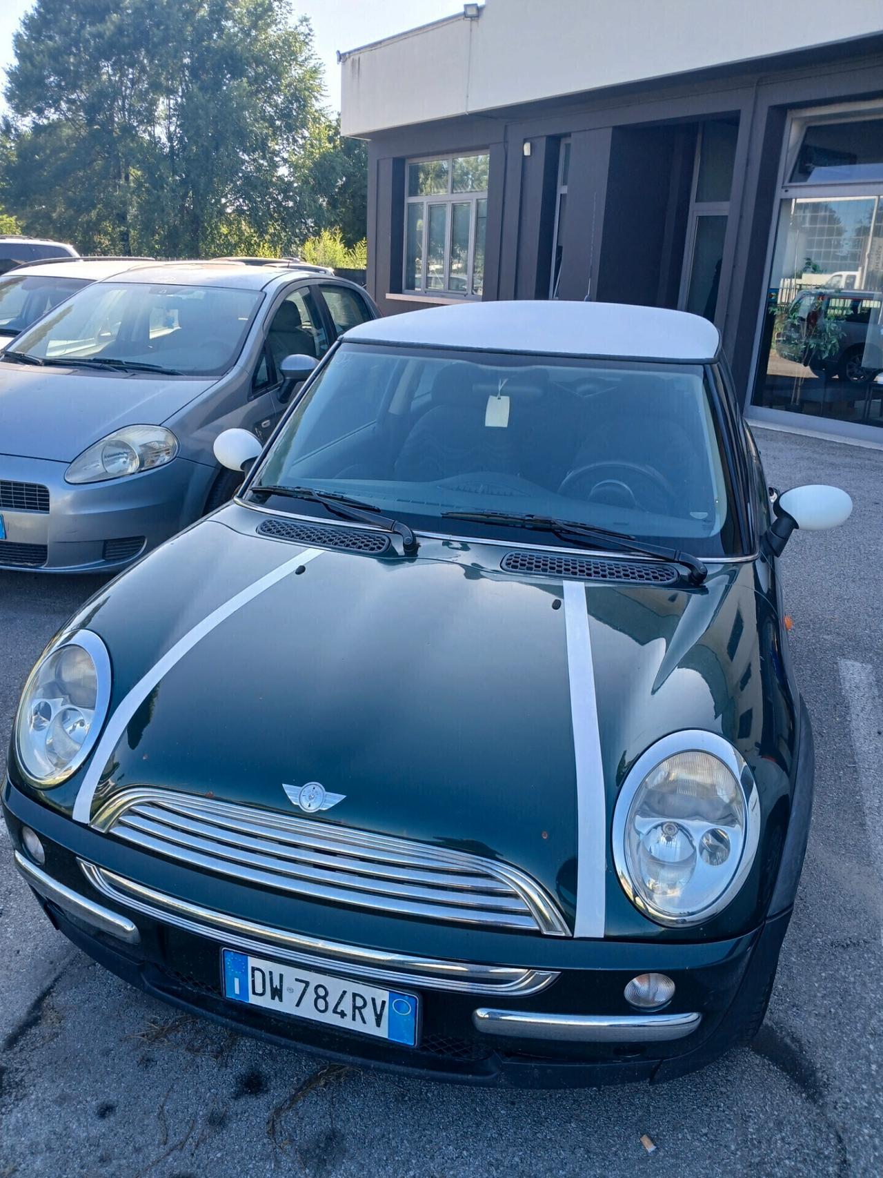 Mini Mini 1.6 16V One MODELL ONE TETTO E SPECCHI BIANCHI auto con targa italiana