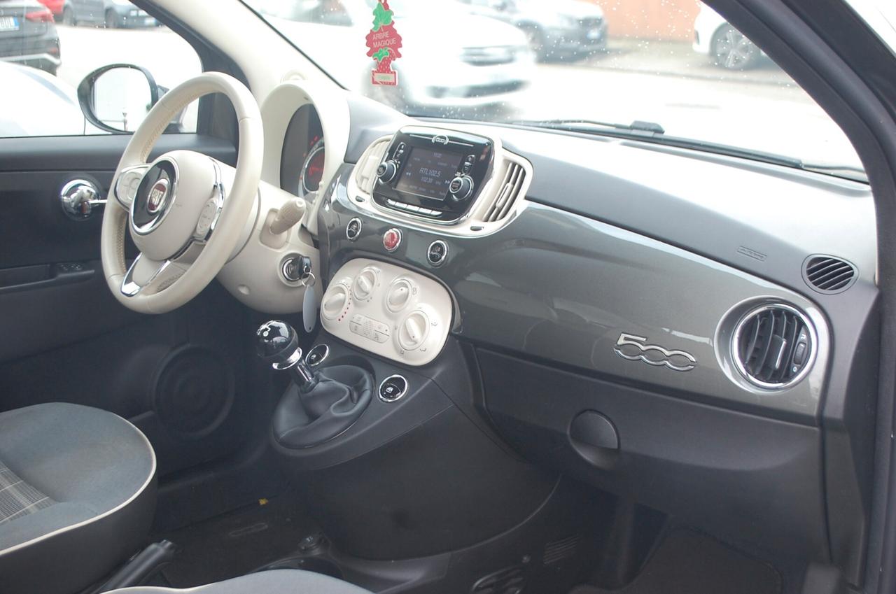 Fiat 500 1.2 Lounge 69CV my20 Uff Italy Lega USB U-Connect