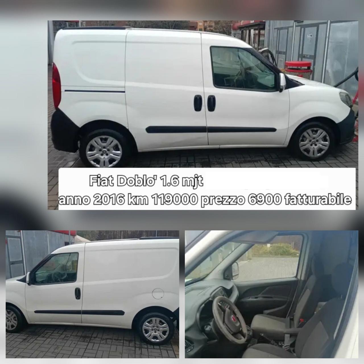 Fiat Doblò 1.3 Mjt 90 cv 2 posti FATTURABILE tua a € 217 mese