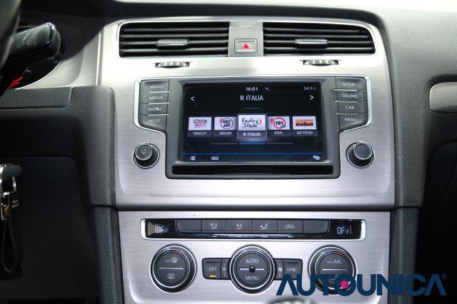 VOLKSWAGEN Golf 1.6 TDI 110 CV 5PORTE BLUEMOTION TECHNOLOGY