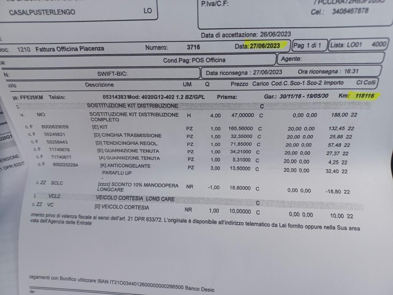 Lancia Ypsilon 1.2 GPL Unica proprietaria 12/2016