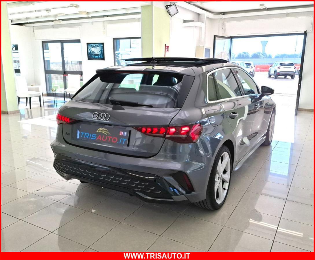 AUDI A3 SPB 35 2.0 Tdi S-tronic S-line Edition (TETTO PANORAMICO+MATRIX)