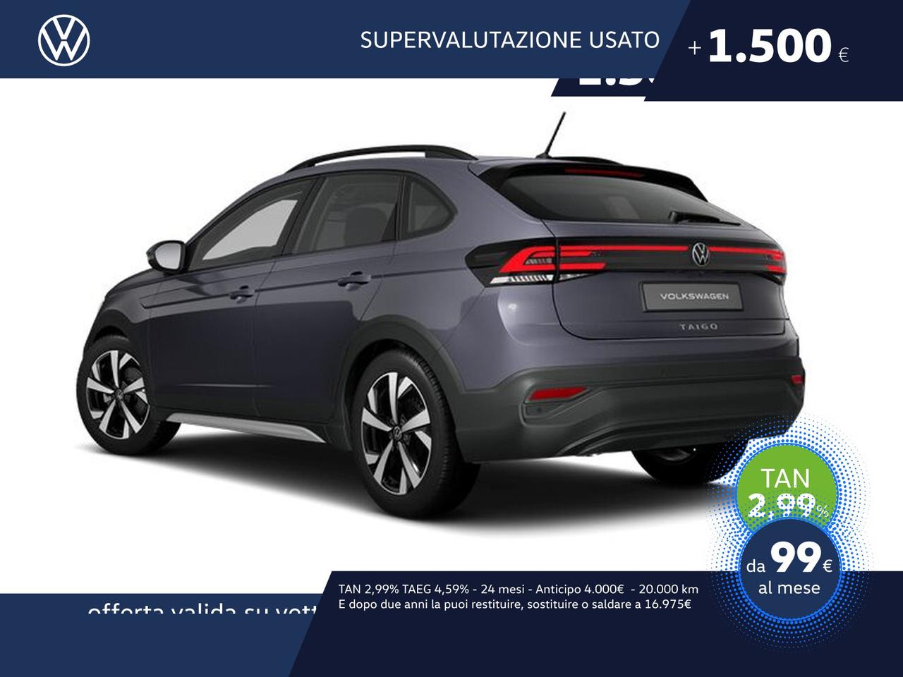 Volkswagen Taigo 1.0 tsi edition plus 95cv