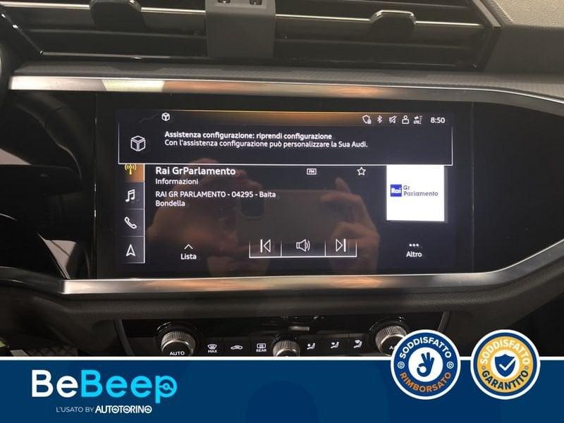 Audi Q3 SPORTBACK 40 2.0 TFSI IDENTITY BLACK QUATTRO S-