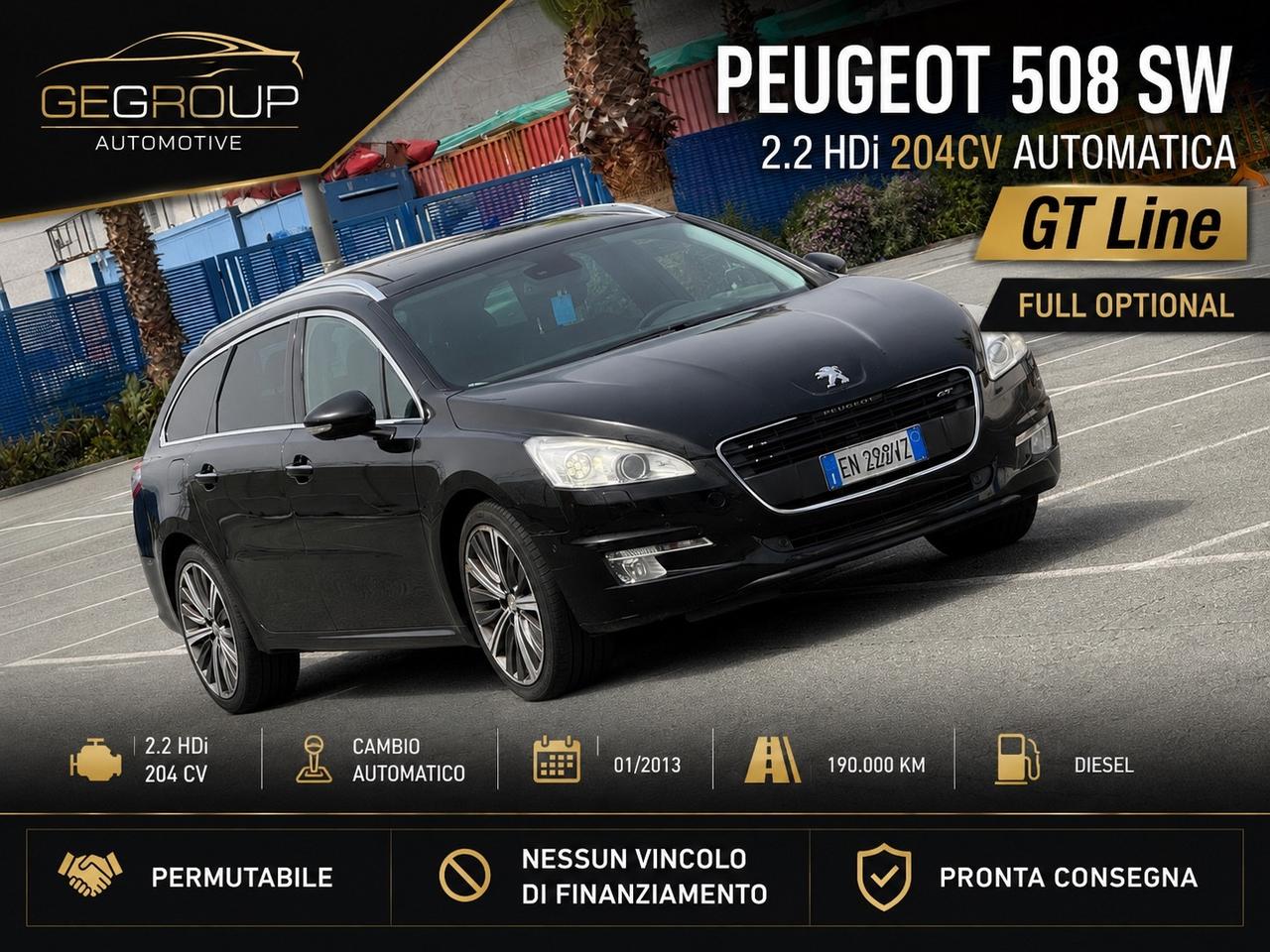 Peugeot 508 2.2 HDi 204CV-GT LINE-FULL-PERMUTABILE