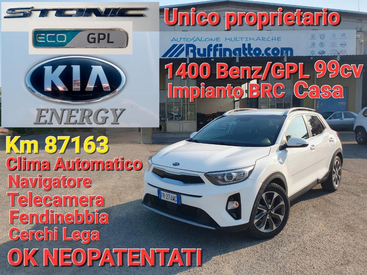 Kia Stonic 1.4 MPI EcoGPL Energy